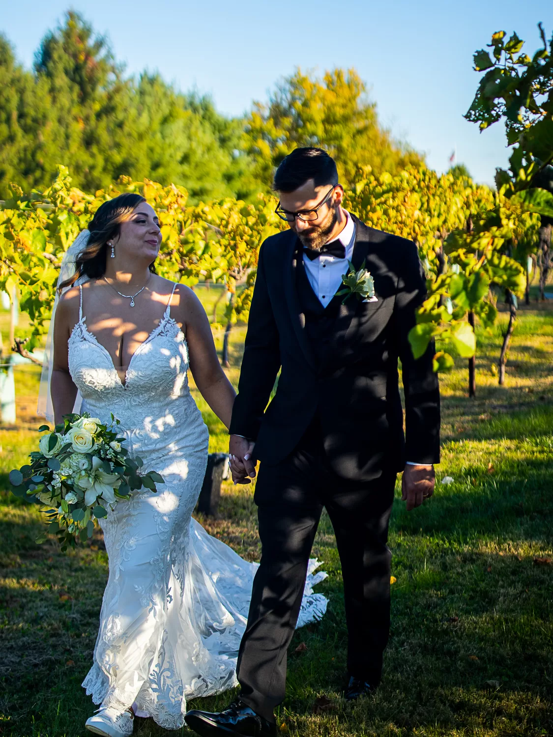 rosebank winery wedding photographer, vineyard