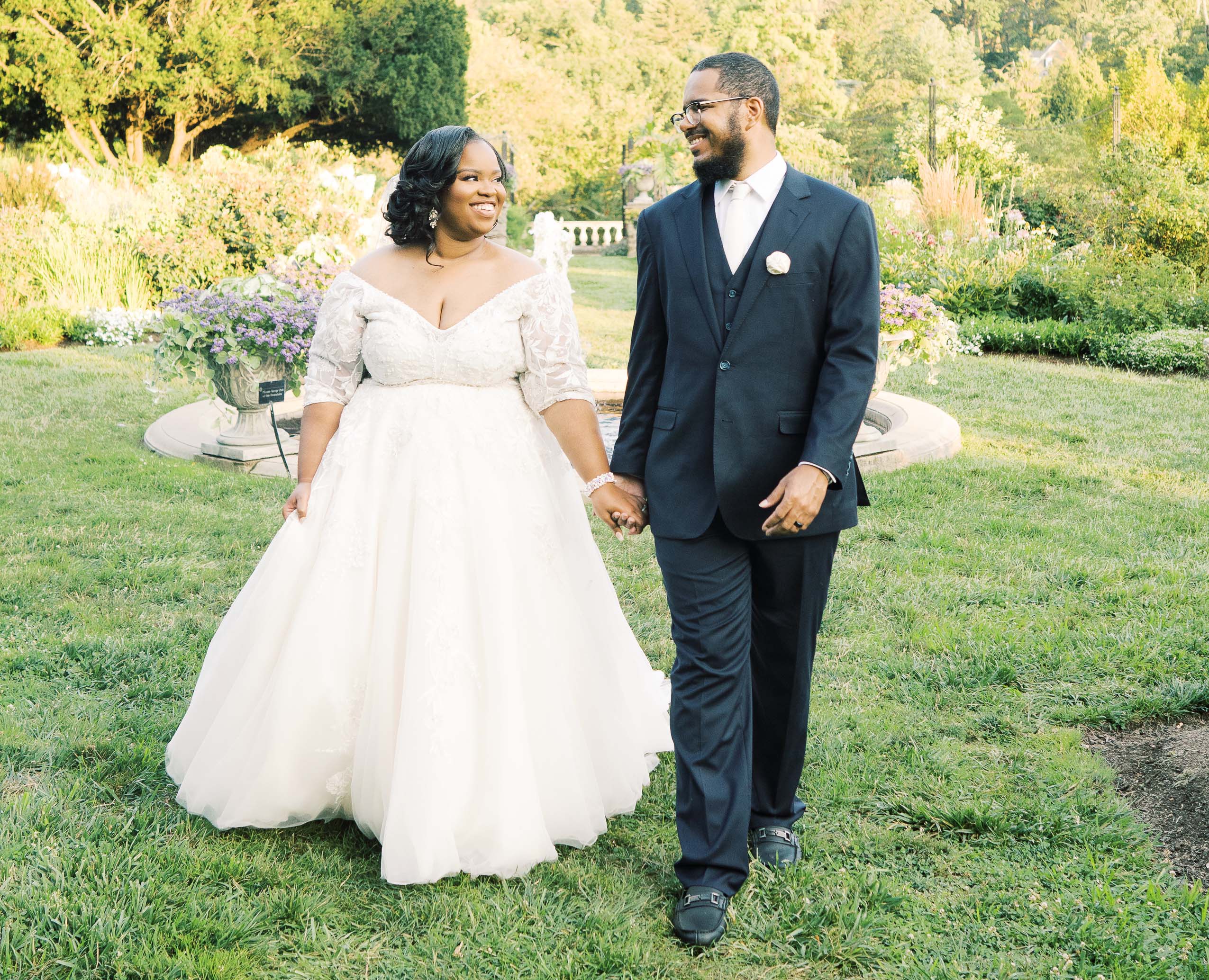 wedding videographer morris arboretum