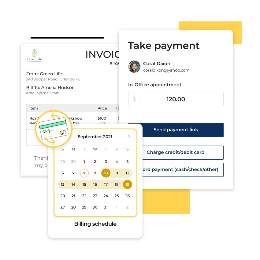 collect payments with a crm