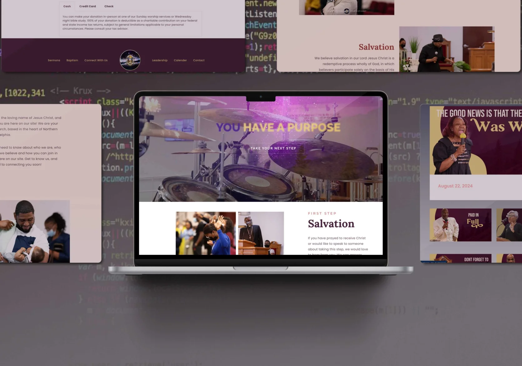 website design for churches
